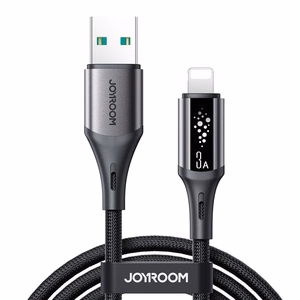 Joyroom S-A60 StarTalk 3A USB-A – Lightning laidas, 1.2m, juodas