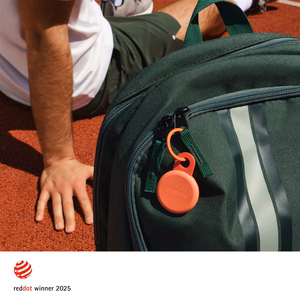 Chipolo LOOP – įkraunamas Bluetooth sekiklis su silikoniniu kilpeliu iOS & Android, Coral