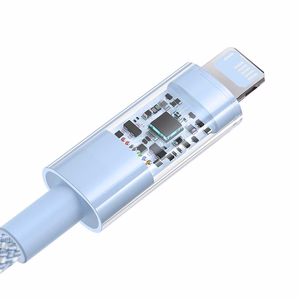 Baseus Gem USB-A į Lightning 2.4A greito įkrovimo laidas 1 m, mėlynas