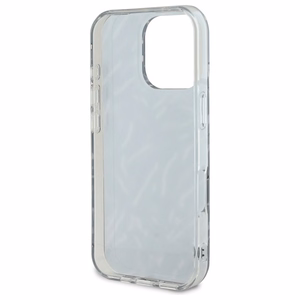 Karl Lagerfeld Zebra su virvele iPhone 16 Pro dėklas - violetinis