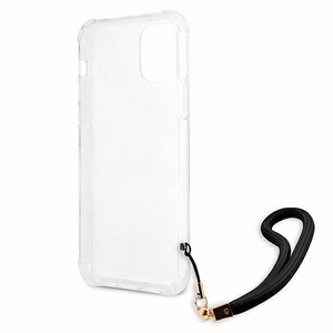 Guess GUHCP12MKSARBK iPhone 12/12 Pro 6.1" juodas/juodas kietas dėklas Camo kolekcija