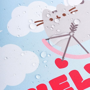 Pusheen Purrfect Love XXL žaidimų stalo kilimėlis, 80 × 35 cm
