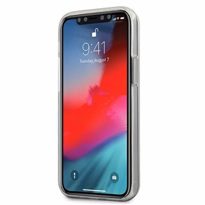 Guess GUHCP12SPCUMCGC02 iPhone 12 mini 5.4" mėlynas/mėlynas kietas dėklas Tie & Dye kolekcija