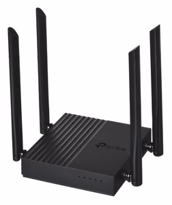 TP-LINK ARCHER C64 dviejų dažnių Wi-Fi maršrutizatorius, juodas