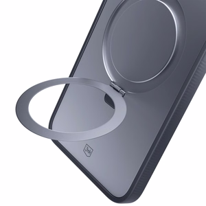 3mk Smoke Dėklas telefonui Mag&Stand Apple iPhone 16E - juodas