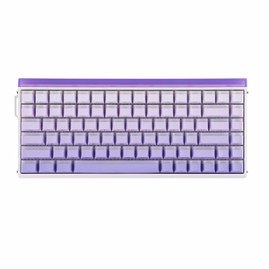 HERO84 HE White+Purple+Gradient+LIGHT JadeKing RGB AULA gasket klaviatūra