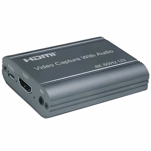 Video Capture with Loop HDMI, USB3.0, 4K 60Hz
