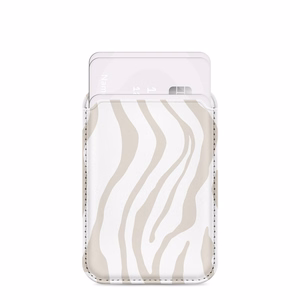 MIO Sandy Zebra Magsafe Dėklas su kortelių laikikliu