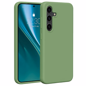 Etteri silikoninis dėklas telefonui Samsung Galaxy S24 - šviesiai žalias