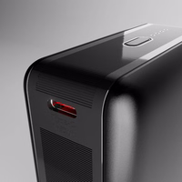 SBS Išorinė baterija 20000mAh 65W PD AFC USB-C USB-A - skirtas nešiojamiems kompiuteriams, planšetėms ir išmaniesiems telefonams - juoda