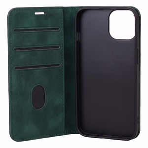 Smart Suede dėklas, skirtas Honor 600 / Honor 600 Pro, žalias