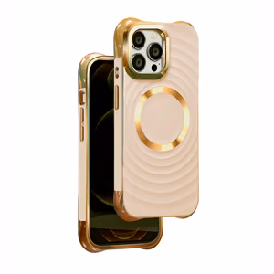 "Circle Glam Mag" dėklas "iPhone 16 Plus" 6,7" rožinis