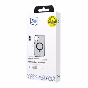3mk Smoke Чехол Mag&Stand для Apple iPhone 16 Plus - прозрачный