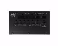MSI MPG A850G PCIE5 maitinimo blokas 850 W 24-pin ATX ATX Juoda