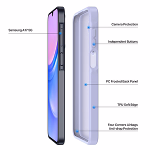 Dėklas Dux Ducis Yind Samsung A175 A17 4G/A176 A17 5G violetinis