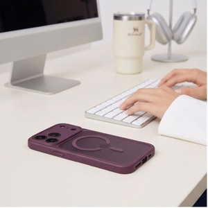 Tech-Protect BasicMag MagSafe dėklas iPhone 17 Pro Max / 18 Pro Max, matinis bordo