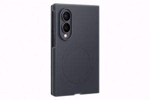 EF971CBE magnetinis silikoninis dėklas Samsung Galaxy Fold 8, juodas