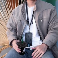 Dudao L20MAX 4in1 kabelis / dirželis USB-A / USB-C / Lightning PD QC 65W 1.5m – juodas