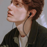 Dudao X3+ in-ear ausinės, wired, 3.5mm minijack - juodas