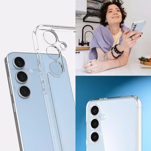 JM ANTI-BACTERIA TPU dėklas Galaxy S24 FE skaidrus
