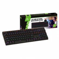 ART wire mechanical keyboard USB A QWERTY LED AK-51 black