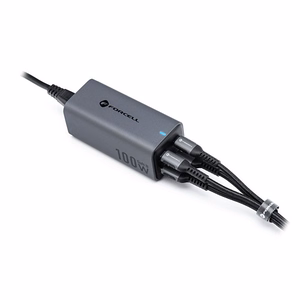 Desktop charger Forcell F-Energy GaN III 2 x USB C + 2 x USB A QC4.0 PD 5A 100W VT-49 gray