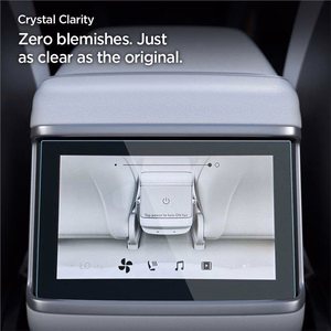 Spigen Glas.tR Slim grūdintas stiklas Tesla Model X 2022 / Model S 2021 - Juodas