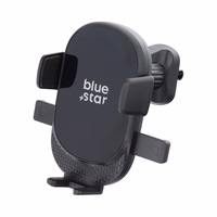 BLUE STAR automobilinis laikiklis oro angai AUTO LOCK X1, juodas