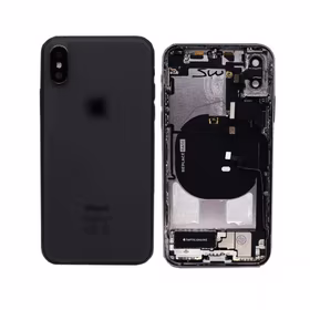 Galinis dangtelis skirtas iPhone X su visu korpusu / Black / OEM