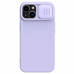 Nillkin CamShield Silky Silicone Case iPhone 14 Plus чехол с защитой камеры фиолетовый