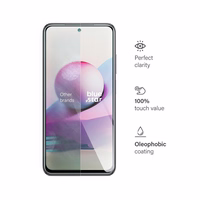 Apsauginis stiklas (m) - mėlynas (m) - XIAOMI Redmi Note 10s