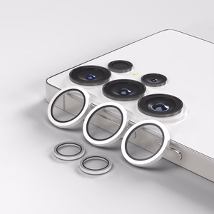 Etteri kameros objektyvo apsauga skirta Samsung Galaxy S26 Ultra sidabrinė