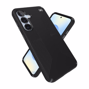 Speck Presidio2 Grip Magnet case for Samsung Galaxy S25+ / S24+, Black / Slate Grey