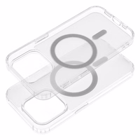 FROST MAG COVER dėklas telefonui, suderinamas su MagSafe, skirtas SAMSUNG S24 Plus, šerkšninė skaidri