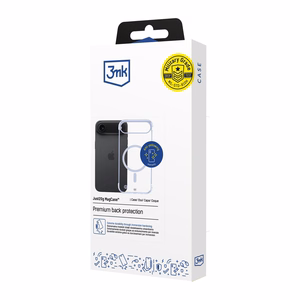 3mk Just20g Magnetinis dėklas iPhone 17 Air telefonui - permatomas