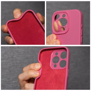 Silikoninis 2 mm dėklas telefonui iPhone 16, rožinis