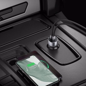 Ugreen automobilinis įkroviklis USB / USB Type C Quick Charge 3.0 Power Delivery 36W 3A pilkas (CD213 60980)