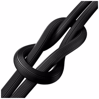 USAMS laidas KY Series US-SJ689 2.4A USB-A į Lightning 1m juodas