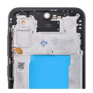 REWA OLED LCD ekranas su rėmeliu, skirtas SAMSUNG A36, juodas