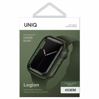 Uniq Legion dėklas Apple Watch Series 7/8/9 45mm – žalias/žalias