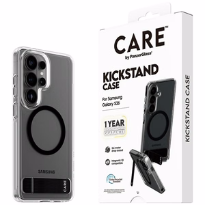 CARE by PanzerGlass Urban Explorer skaidrus dėklas w. juodas Qi Samsung Galaxy S26 - skaidrus