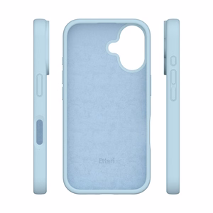 "Etteri" silikoninis dėklas "iPhone 16 Plus" 6,7" šviesiai mėlynas