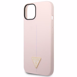 Guess GUHCP14MSLTGU iPhone 14 Plus 6.7" фиолетовый/фиолетовый жёсткий чехол Silicone Triangle