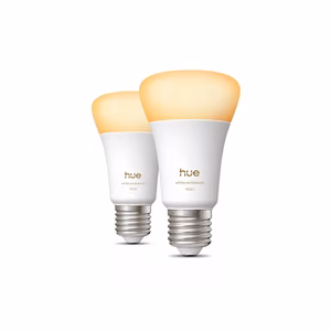 Philips Hue WA 1100 A60 2P EU E27 8.1 W Warm to cool white light Bluetooth and Zigbee