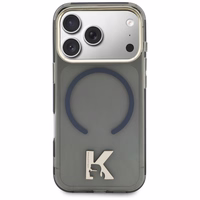 Karl Lagerfeld IML K Head Logo MagSafe Dėklas for iPhone 17 Pro - juodas