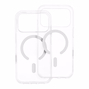 Dėklas skirtas iPhone 15 PRO MAX Forcell F-Protect Clear Hybrid Premium suderinamas su Magsafe skaidrus