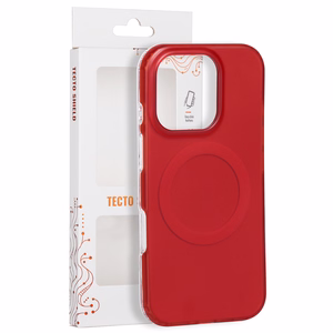 Tecto Shield Mistiq Mag dėklas, skirtas iPhone 16 Pro 6,3", raudonas