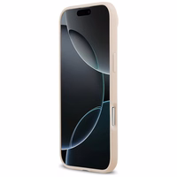 Guess Grūdėtos Gėlės Klasikinis Logotipas Magnetinis dėklas telefonui iPhone Air - rožinis