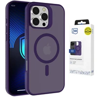 3mk Smoke MagCase for iPhone 16 Pro Max - violetinis-Translucent