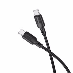 USB kabelis Borofone BX113 60W USB-C to USB-C 2.0m juodas